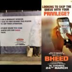 Stirring conversations online and on ground, team Bheed has gone all out to promote the film through unique and hard hitting campaigns! Film will hit the big screen this Friday