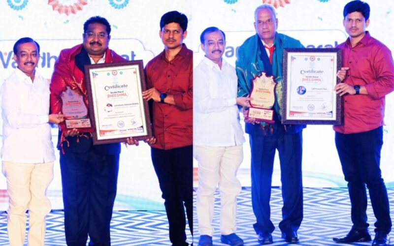 Ignite IAS Academy Directors Honored with Educationalist of the Year 2023 Award from Govt of Telangana