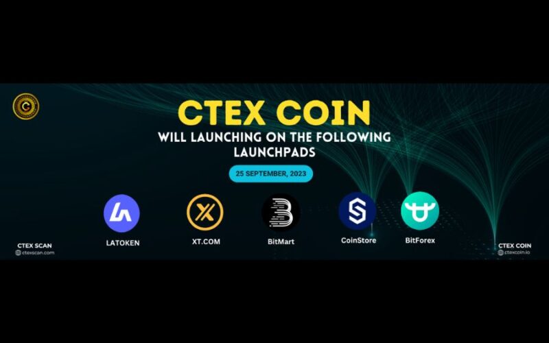 Crypto Tex (CTEX) Coin Unveils a Dynamic Upcoming Launchpad Across Leading Crypto Exchanges