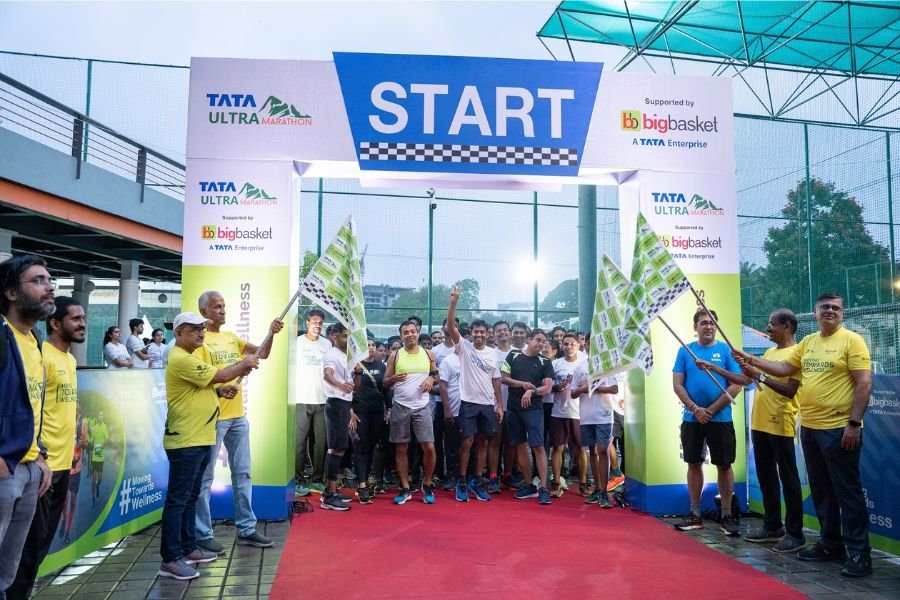 bigbasket Champions Health with Tata Ultra Marathon 10K Promo Run in Bengaluru