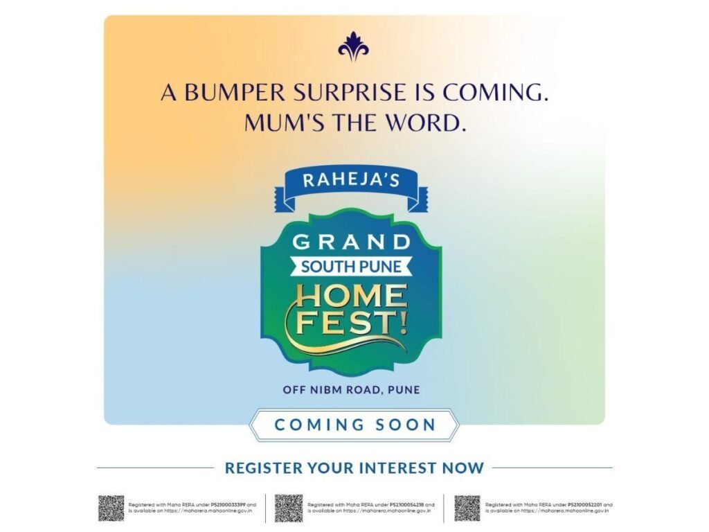 Raheja’s Grand South Pune Home Fest to Showcase Premier Residential Options