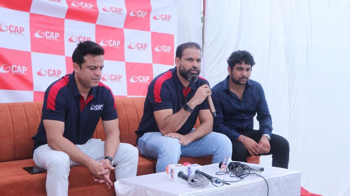 Yusuf Pathan inaugurates the 35th center of Cricket Academy of Pathans (CAP) in Karnal (Haryana)