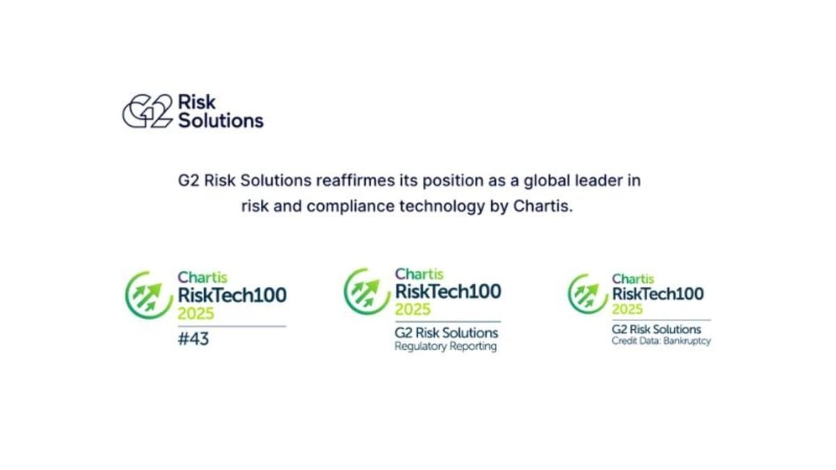 G2 Risk Solutions (Fintellix) Recognized as a Category Leader in Chartis RiskTech Quadrant 2024