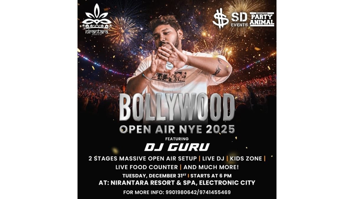 Bengaluru’s Grandest Open-Air New Year Celebration: Bollywood Open Air 2025 – Early Bird Tickets at an Unbelievable Rs. 10!