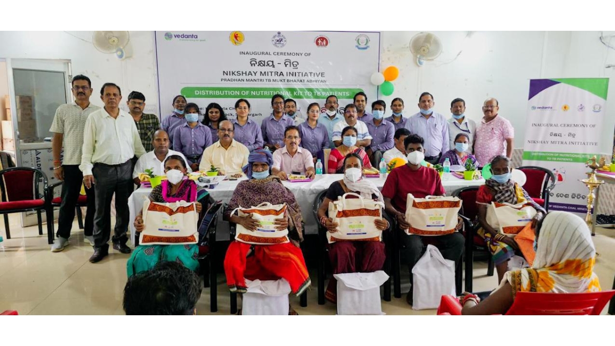 Vedanta Aluminium Extends Nutritional Support to TB Patients in Sundargarh under PM’s Nikshay Mitra Program