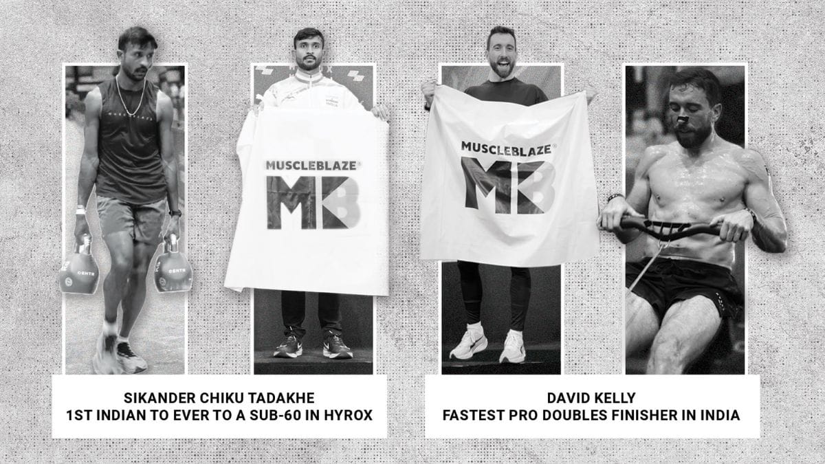 HYROX Mumbai 2025: MuscleBlaze Athletes Dominate with Record-Breaking Wins