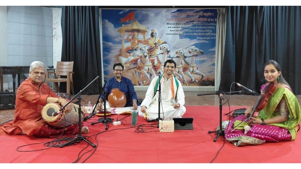 Young Carnatic Vocalist Vignesh Shankarnarayanan Draws Full Houses Across Shows in Mumbai