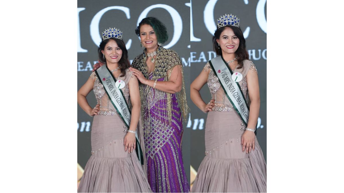 Mrs Rakhi Shrivastava Shines as Mrs India Global Icon – Central Zone at VG Mrs India Global Icon Season 7 2026