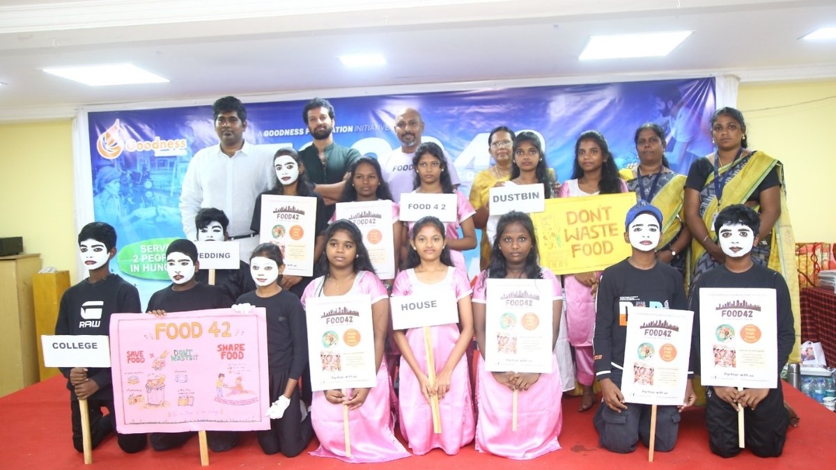 Actor Santhosh Prathap Joins Goodness Foundation to Launch ‘Food42’ Campaign for a Hunger-Free World