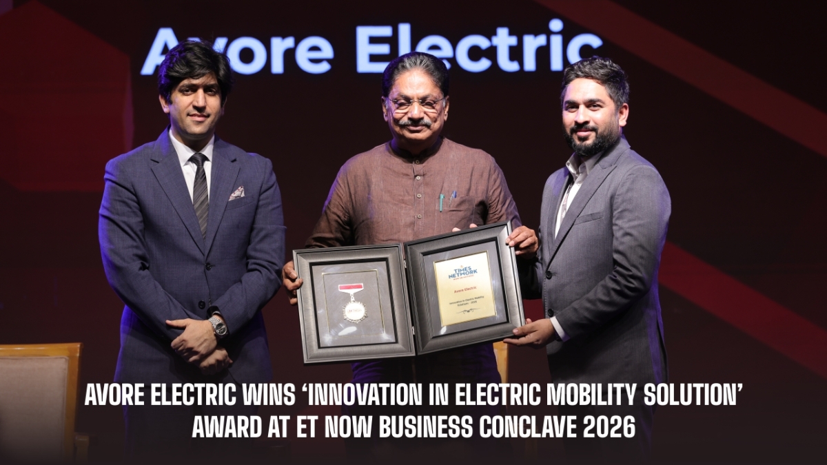 Avore Electric Wins ‘Innovation in Electric Mobility Solution’ Award at ET Now Business Conclave 2026