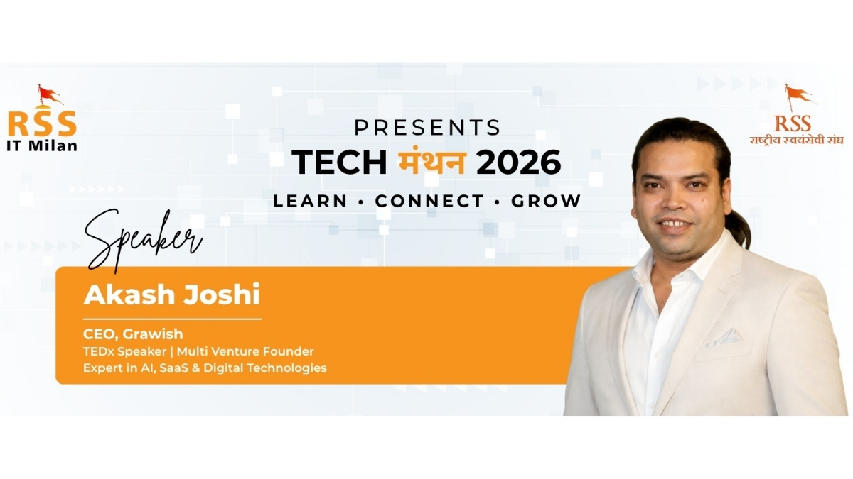 Tech Manthan 2026: Entrepreneur Akash Joshi Explains the Future of Artificial Intelligence