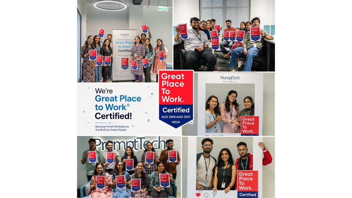 PromptTech Global Earns Great Place to Work® Certification