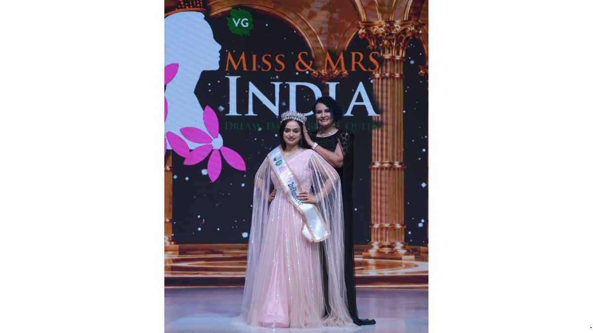 Divya Abhay Pandey Crowned VG Mrs India 2nd Runner-Up 2026, Inspiring Women to Dream Bigger