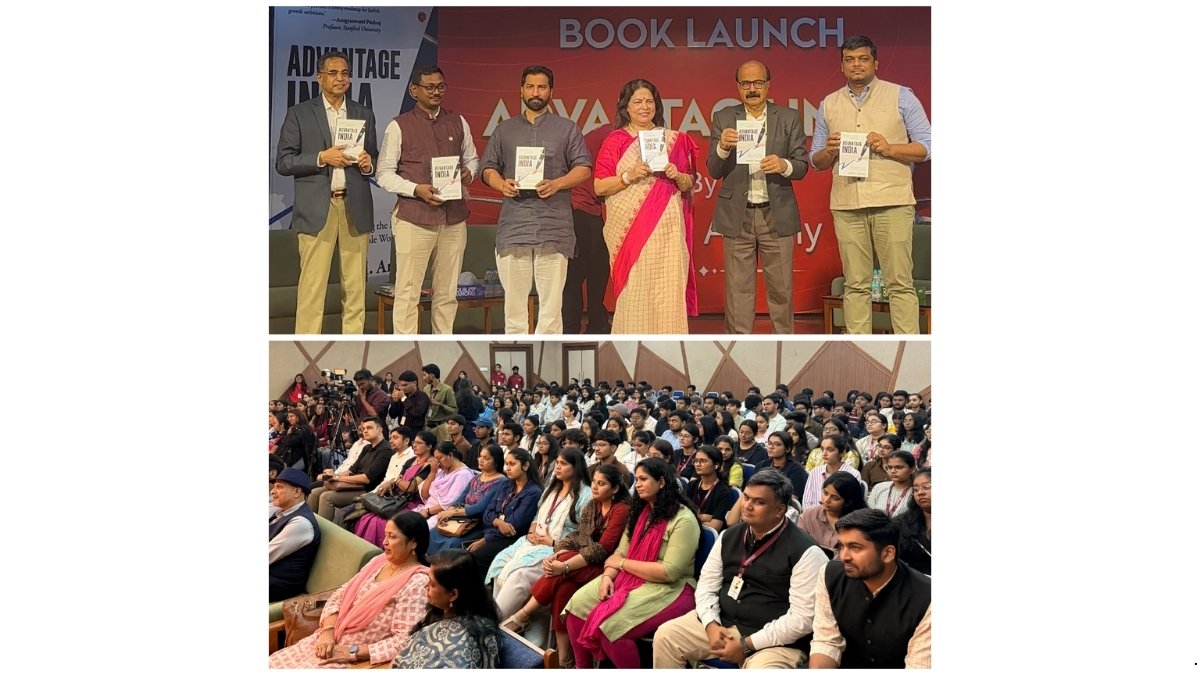 Book Advantage India: Reshaping the Future for an Equitable World Order Launched at JG University