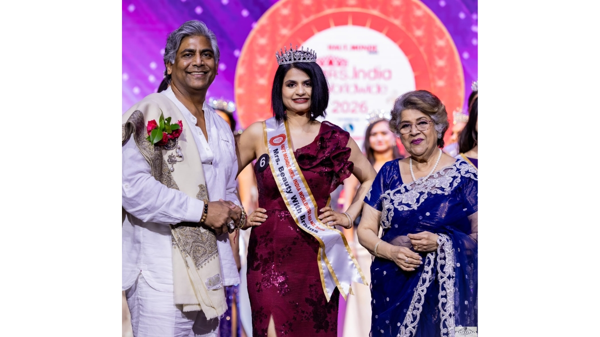 Punjab-Born Author Harvinder ‘Siya’ Jain Crowned ‘Mrs Beauty with Brains’ at Haut Monde Mrs India Worldwide 2026