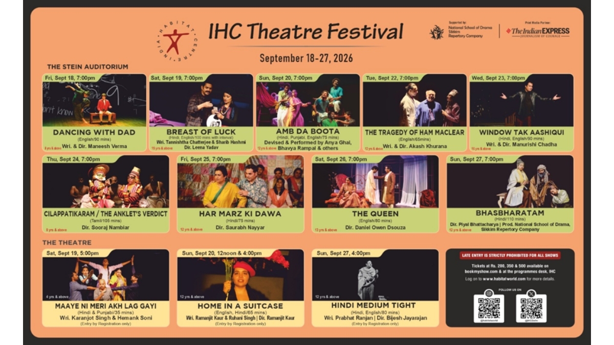 IHC Theatre Festival 2026 to Celebrate the Diversity and Dynamism of Indian Theatre