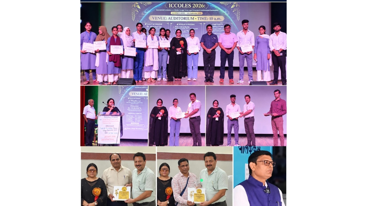 Hindu College, Moradabad Hosts International Conference on Climate Change; Dr. Alka’s Effective Coordination and Management Appreciated