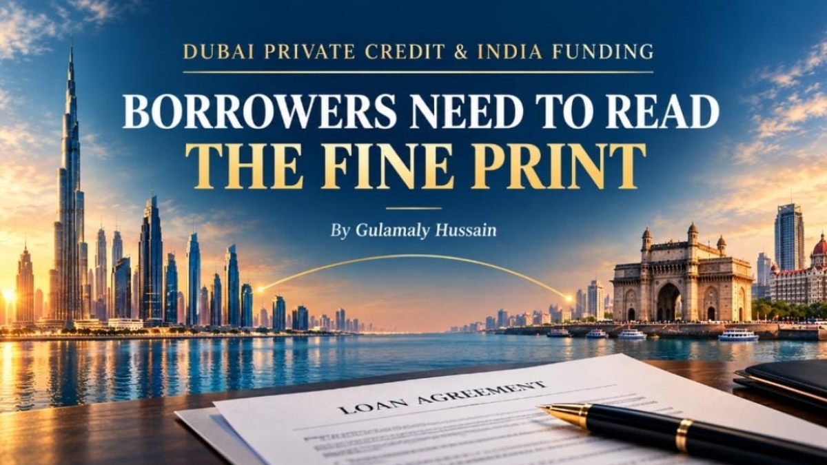Private Credit Is Growing in India. Borrowers Need to Read the Fine Print: Dubai-based senior banker and investor relations professional Gulamaly Hussain