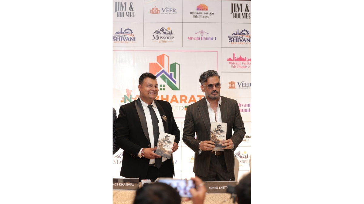 Navbharat Niwas Hosted ‘Trust Is the Real Capital’ Book Launch in Noida with Shri Suniel V. Shetty