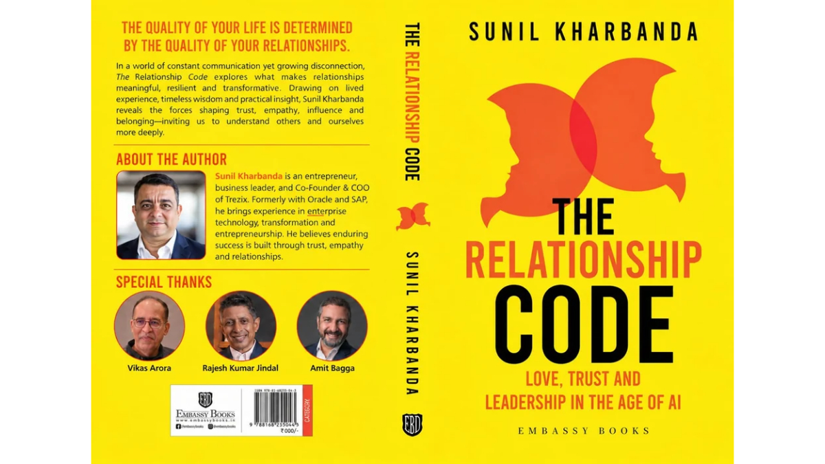 Trezix Founder & COO Sunil Kharbanda Dedicates All Royalties from His New Book ‘The Relationship Code’ to Animal Welfare
