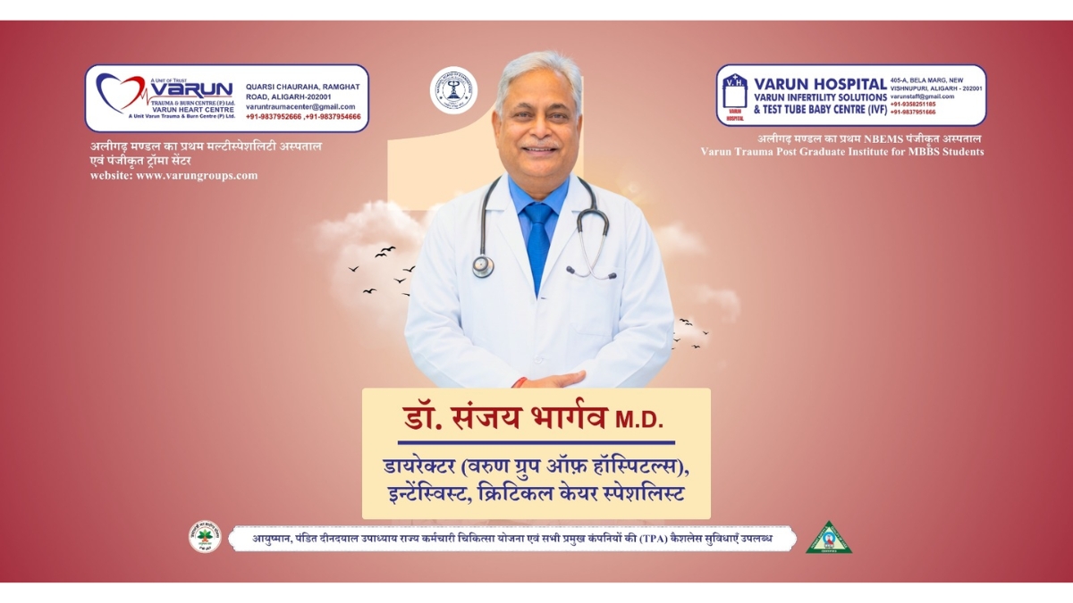 Dr. Sanjay Bhargava and His Role in Critical Care, Anesthesia, and Medical Leadership at Varun Group of Hospitals